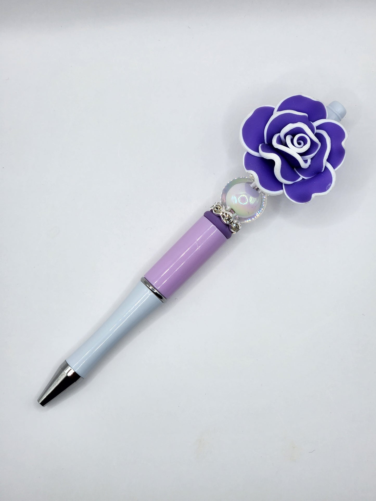 Rose in Bloom Beaded Pen
