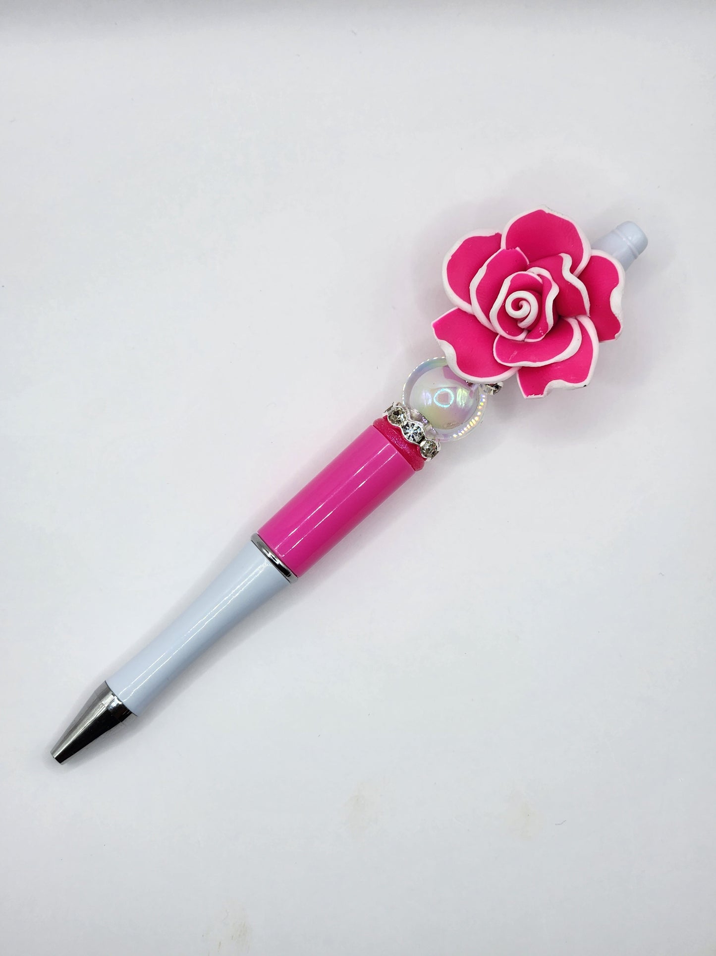 Rose in Bloom Beaded Pen