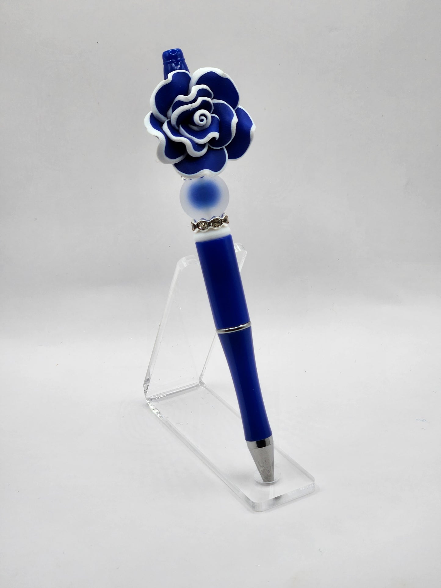 Rose in Bloom Beaded Pen