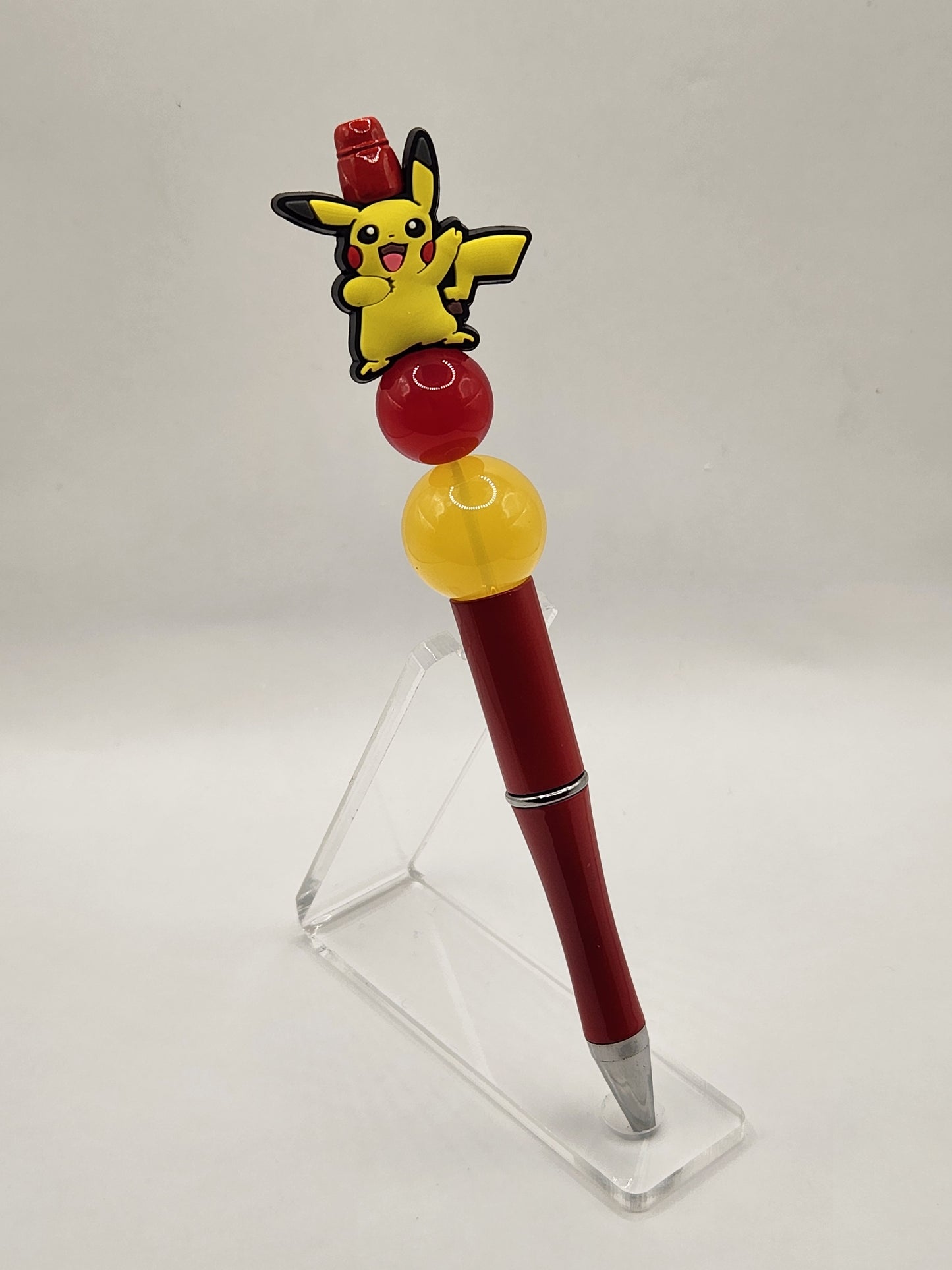 Yellow Creature Beaded Pen
