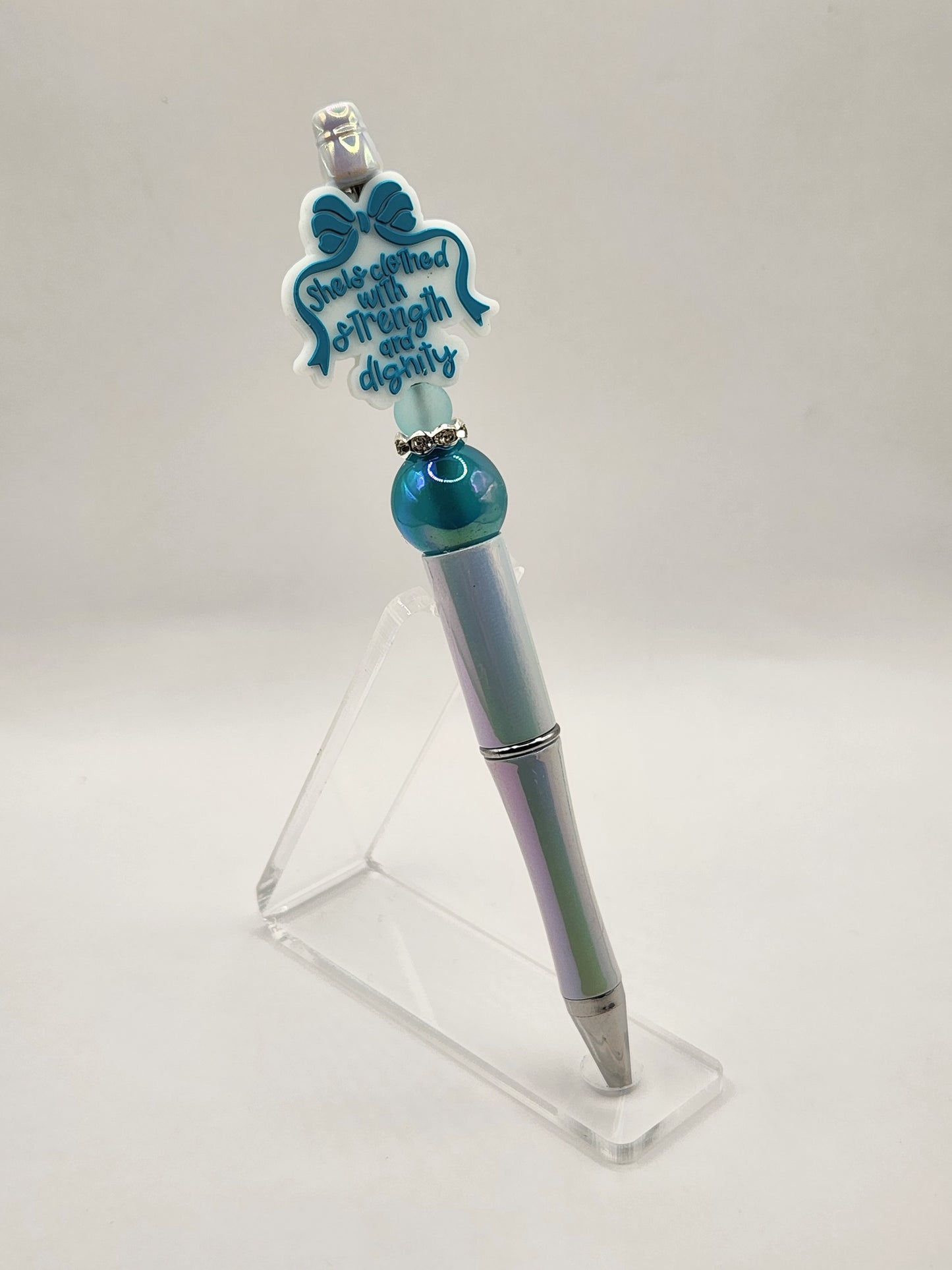 Strength & Dignity Beaded Pen