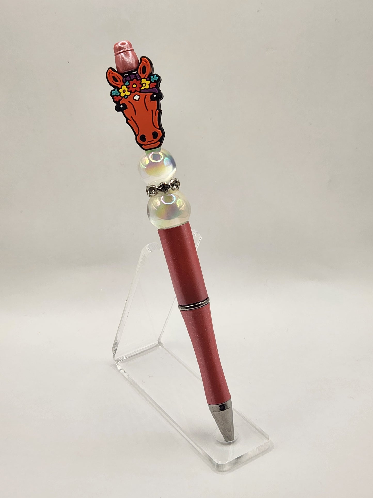 Wild Horses Beaded Pen