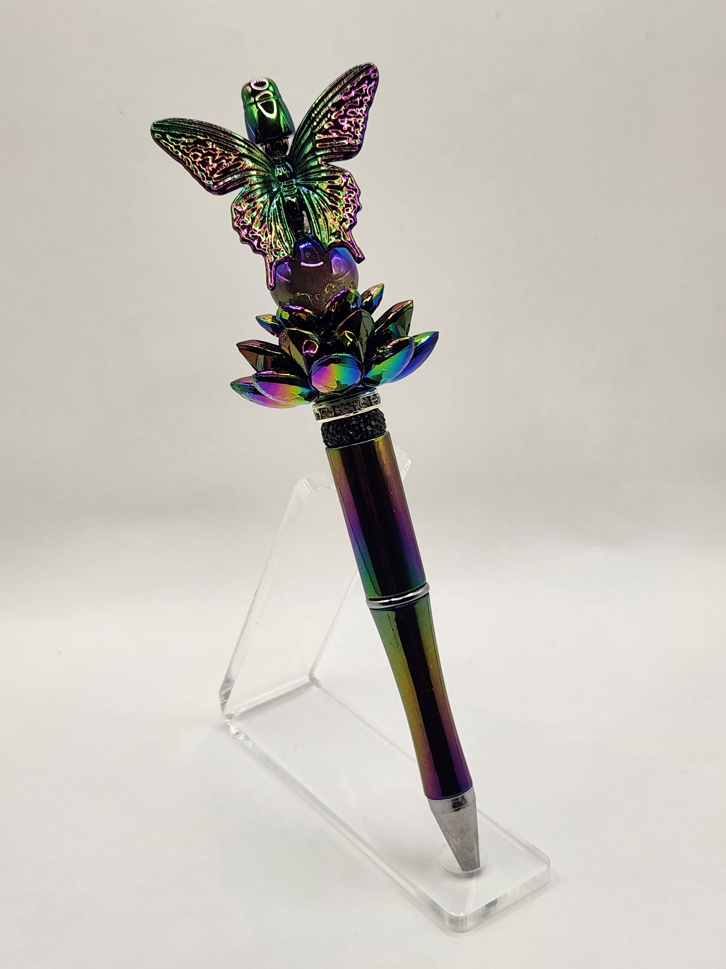 Butterfly Garden Beaded Pen