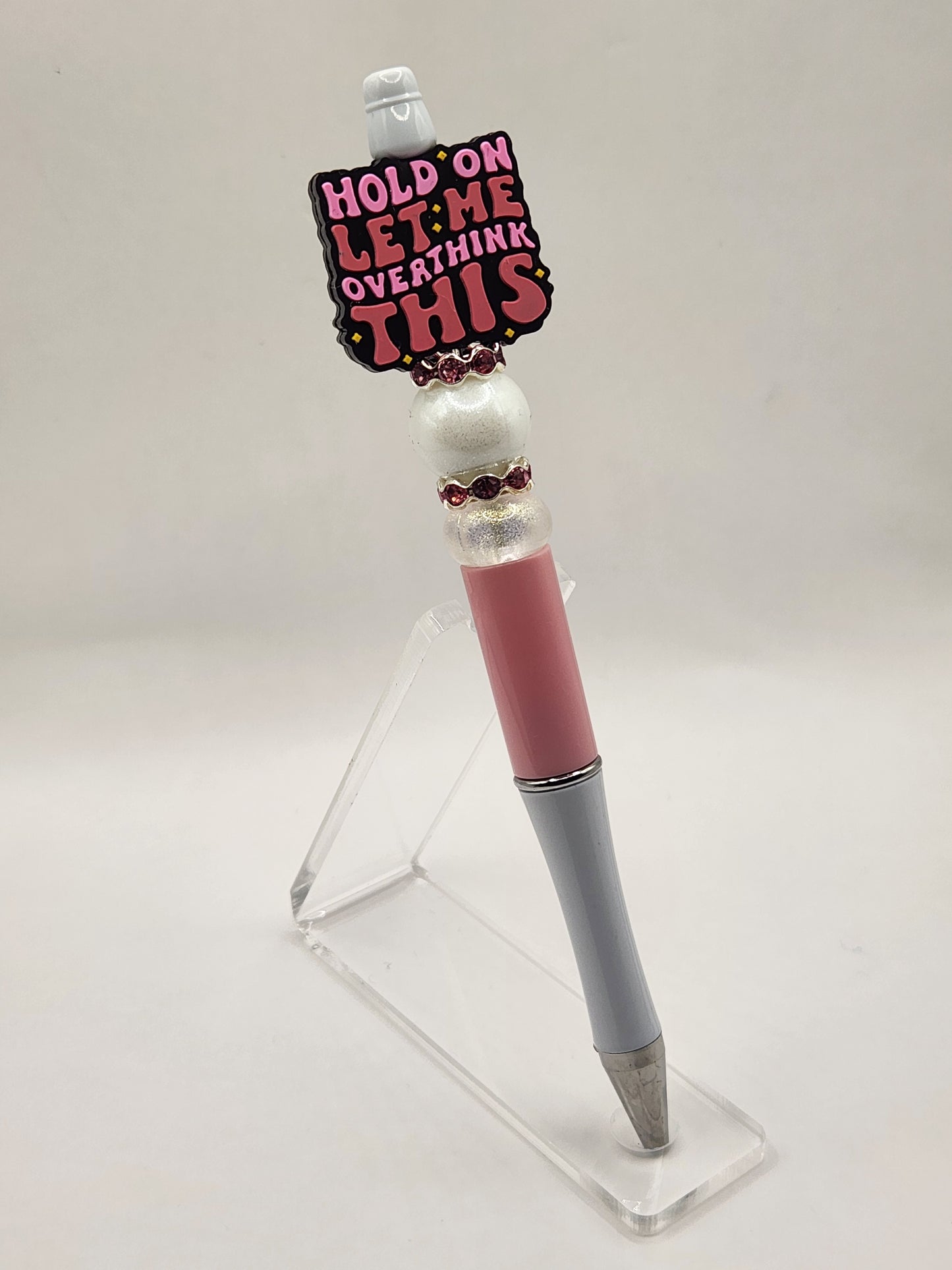 Let Me Overthink This Beaded Pen