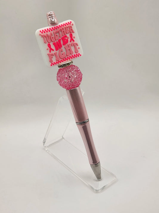 Together, We Fight Beaded Pen