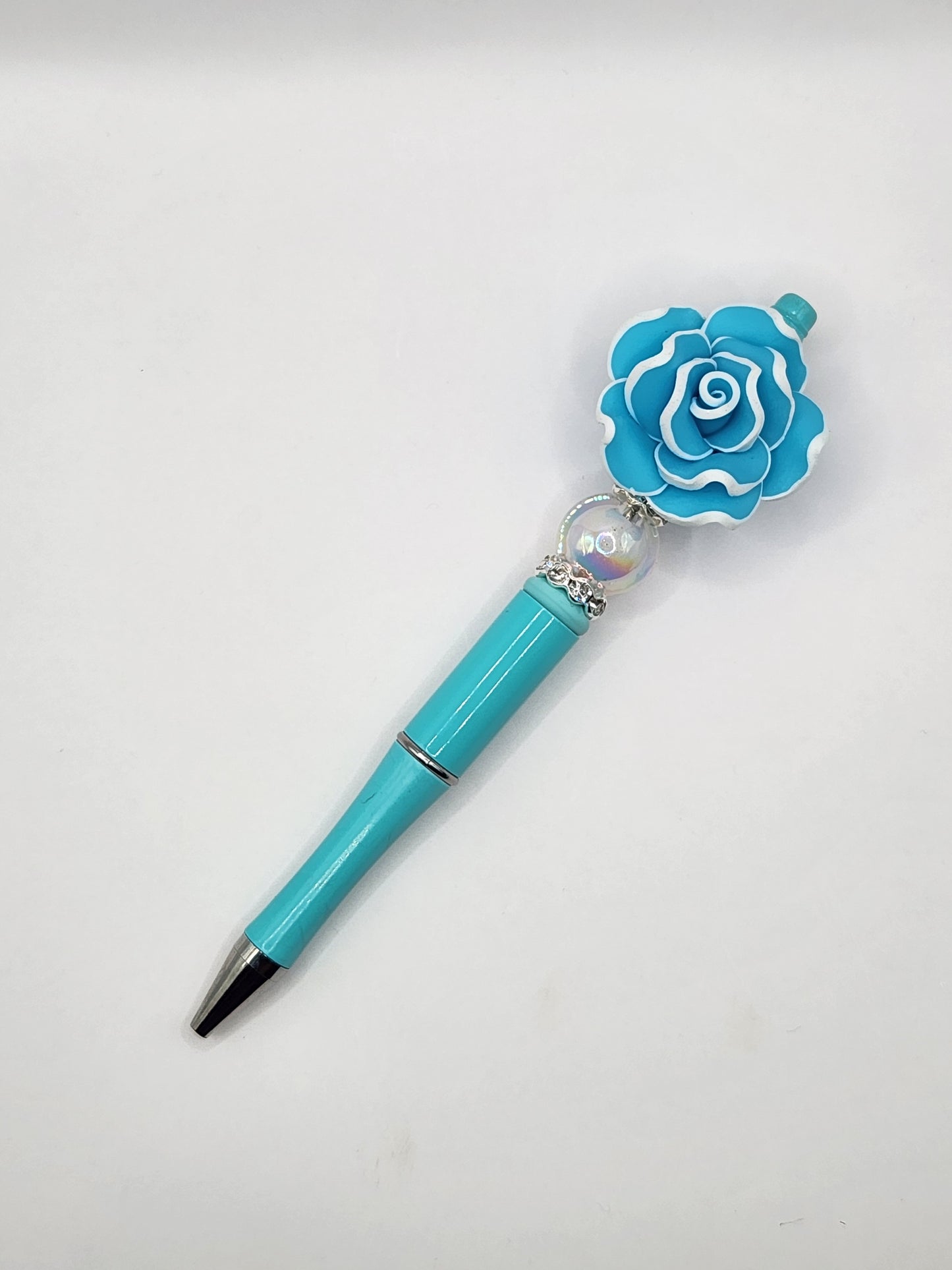 Rose in Bloom Beaded Pen