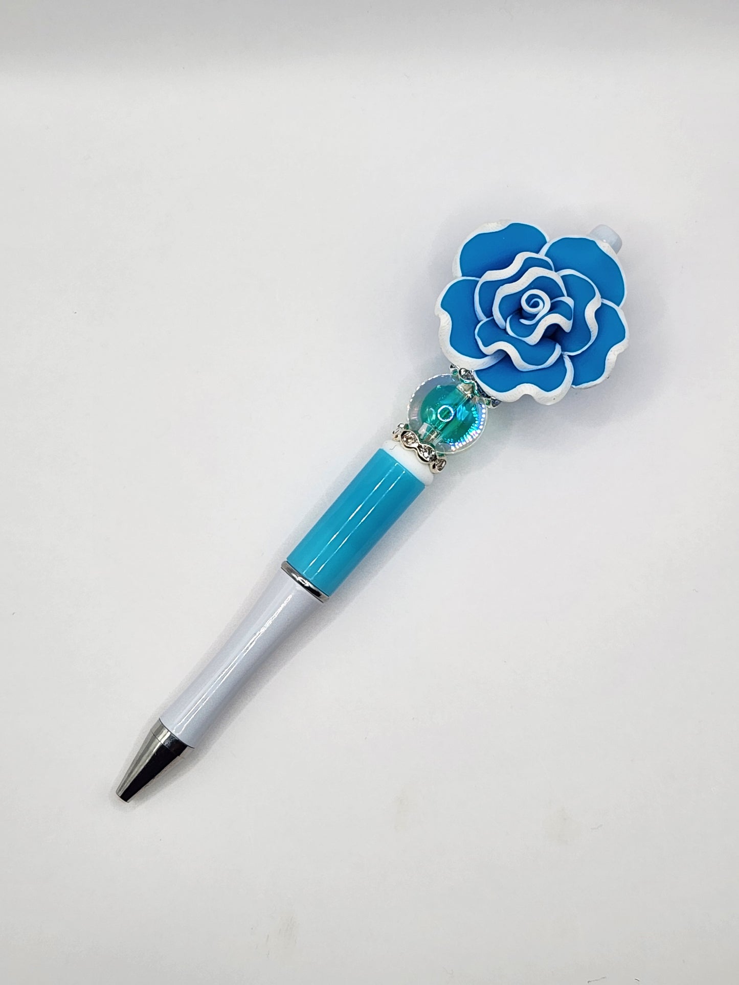 Rose in Bloom Beaded Pen