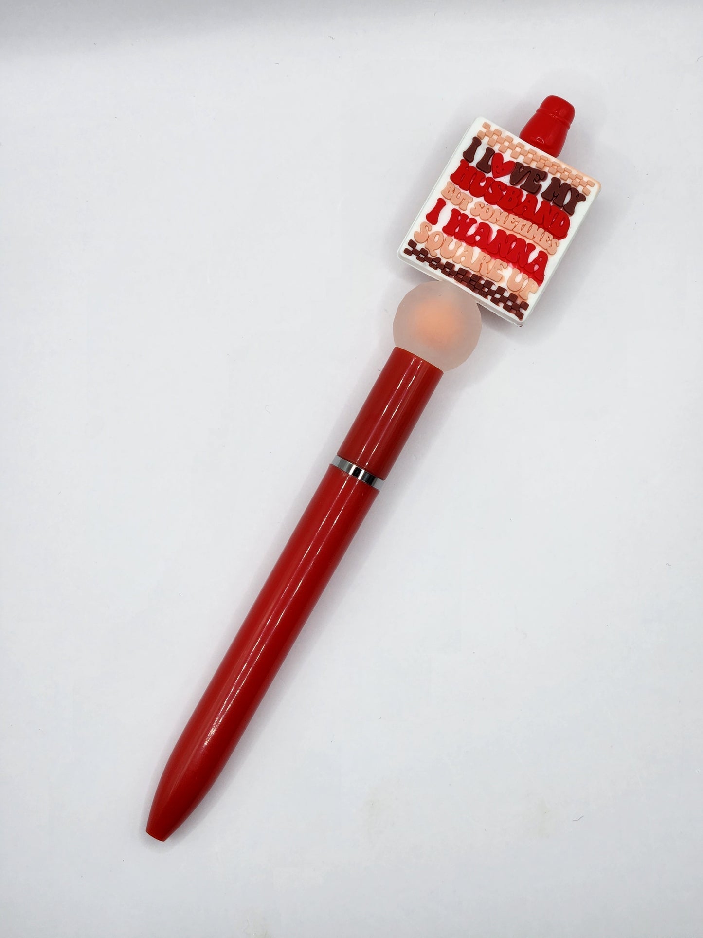 I Love My Husband But.. Beaded Pen
