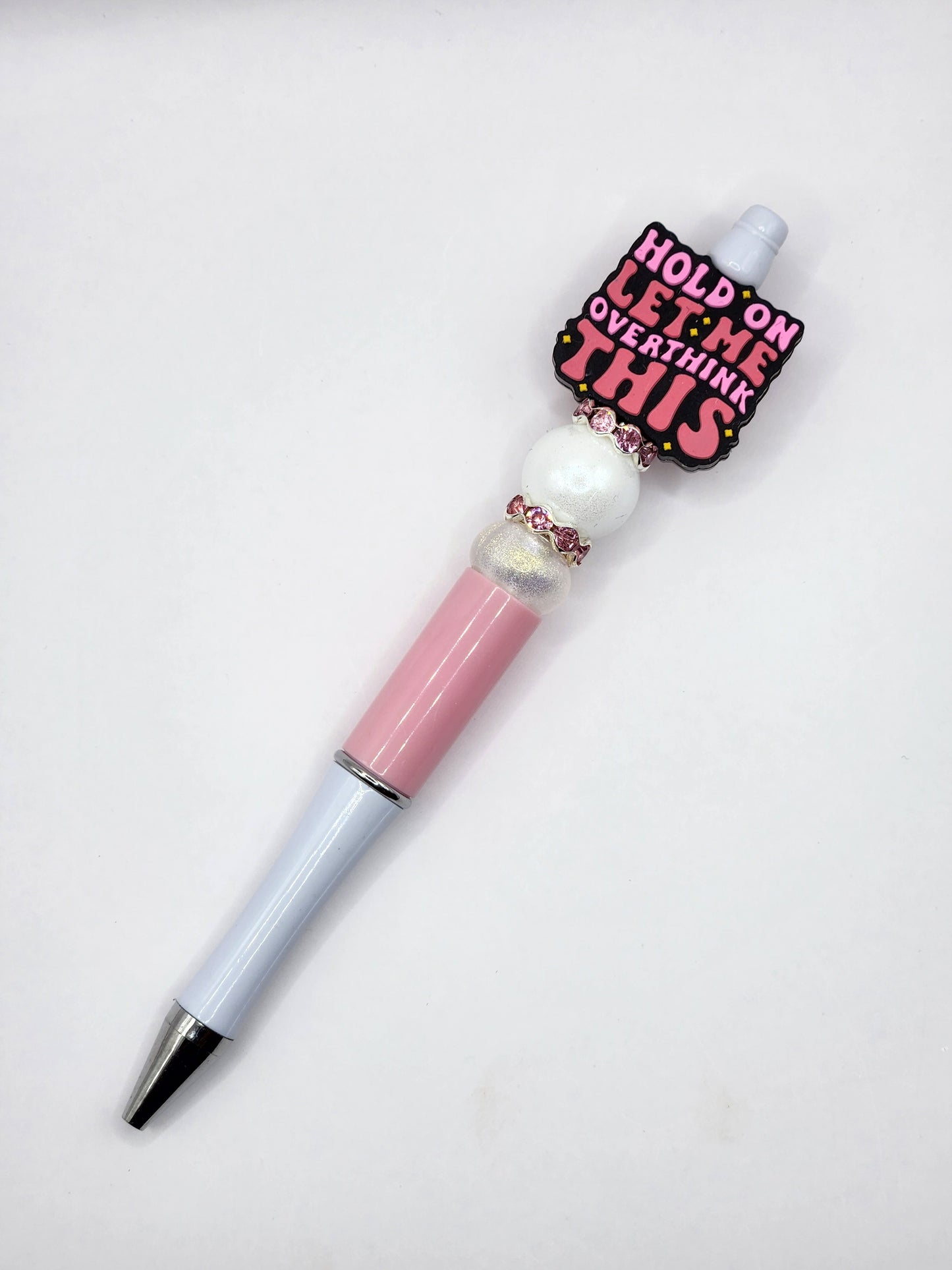 Let Me Overthink This Beaded Pen