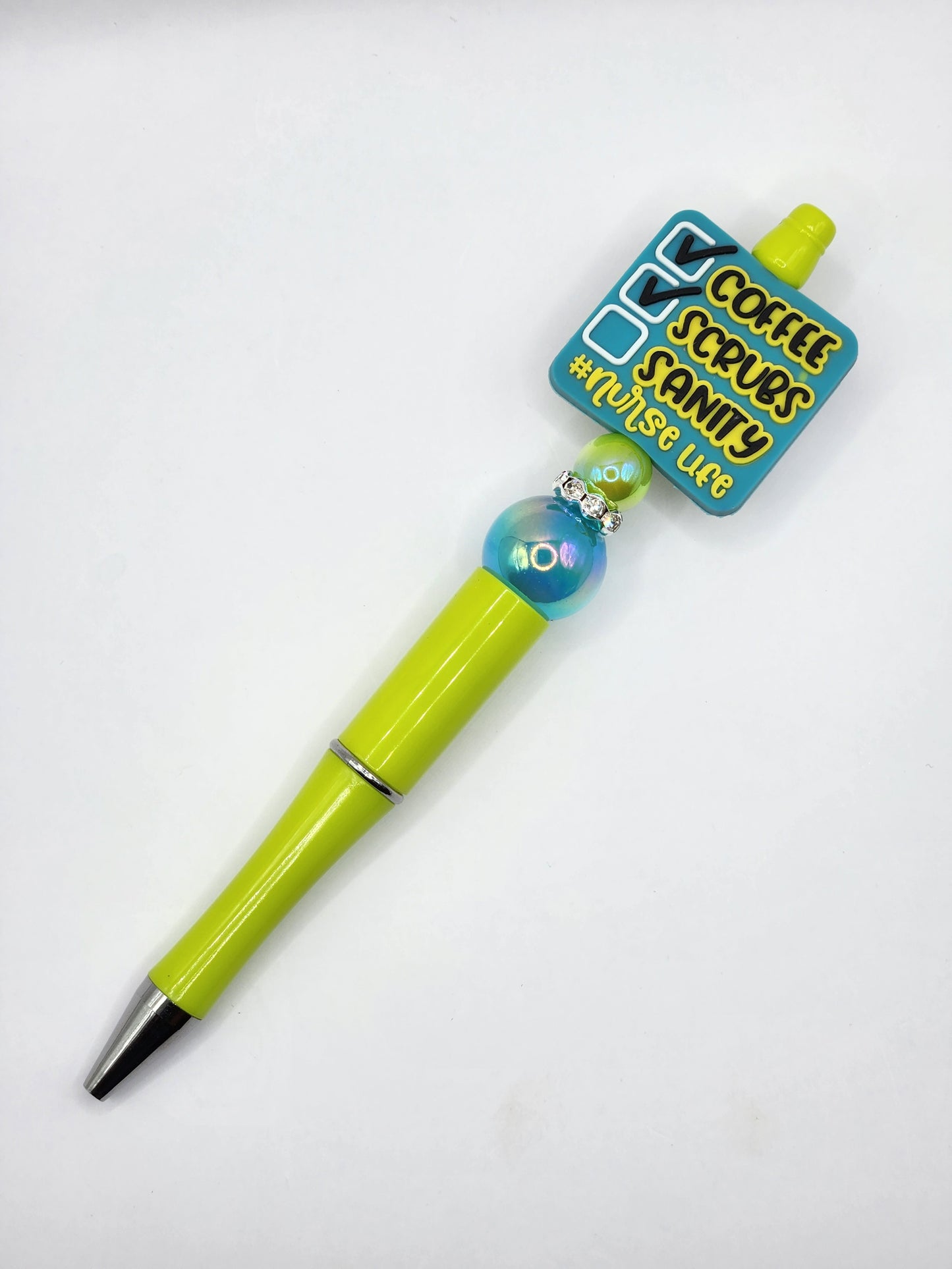 #NurseLife Beaded Pen