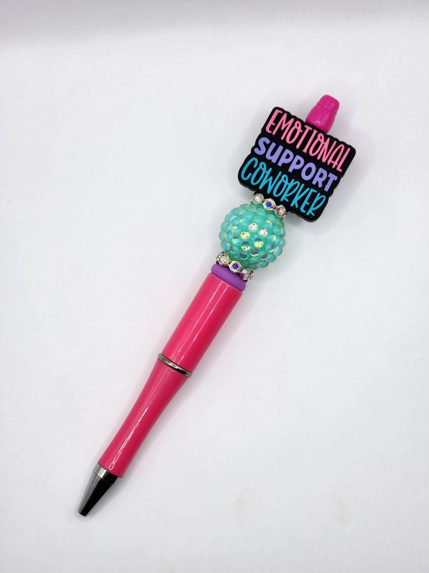 Emotional Support Coworker Beaded Pen
