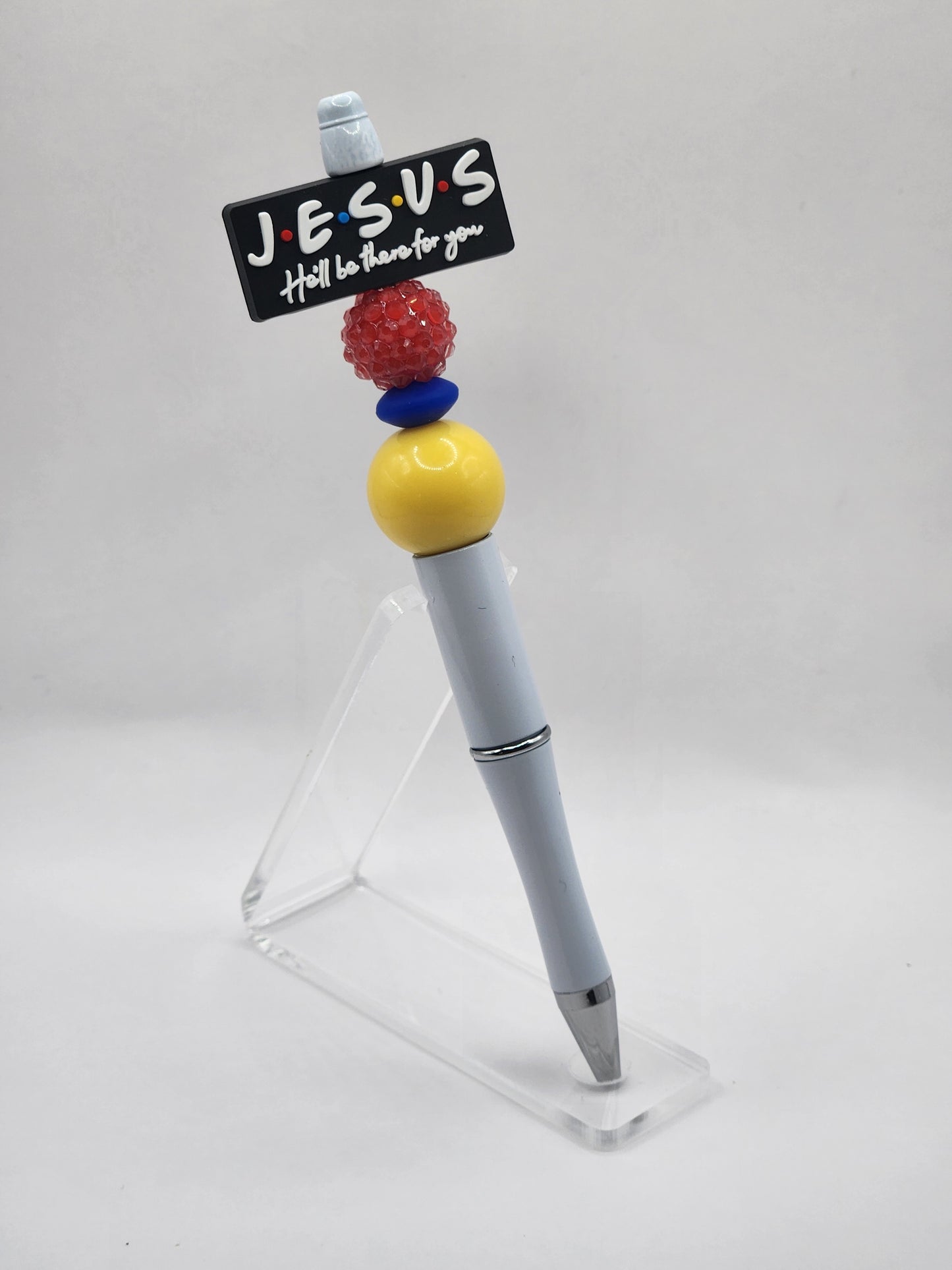 Jesus, He’ll Be There For You Beaded Pen